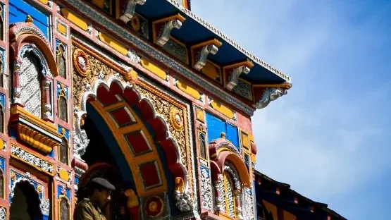 Badrinath temple in Chamoli