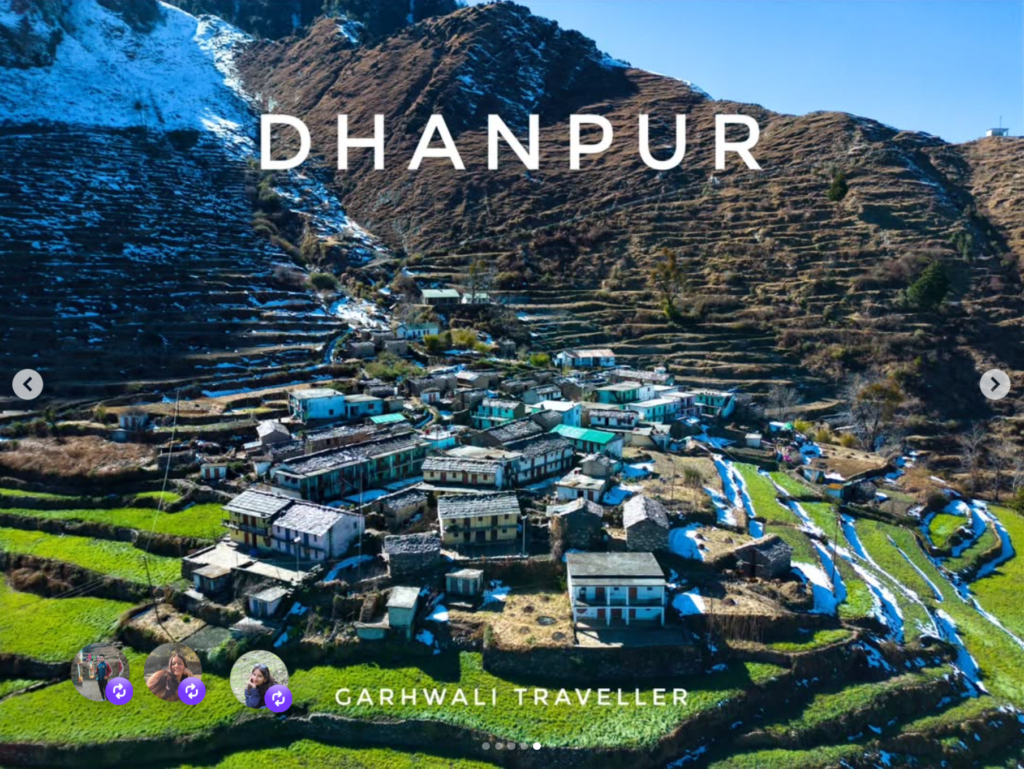 Dhanput best winter destination in Chamoli Uttarakhand