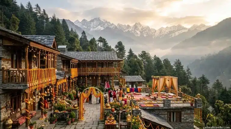 Where to Stay for a Triyuginarayan Temple Wedding (GMVN, Homestays & Sonprayag Hotels)
